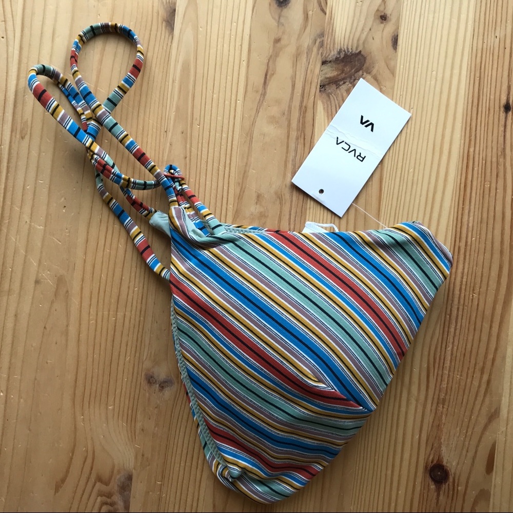RVCA Bathing Suit bikini top NWT - Picture 3 of 5